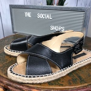 Pour La Victoire Black Espadrilles Sz 7.5 NWOB